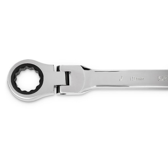 Gearwrench 12 Piece 72-Tooth 12 Point Flex Head Ratcheting Combination Metric Wrench Set 9901D