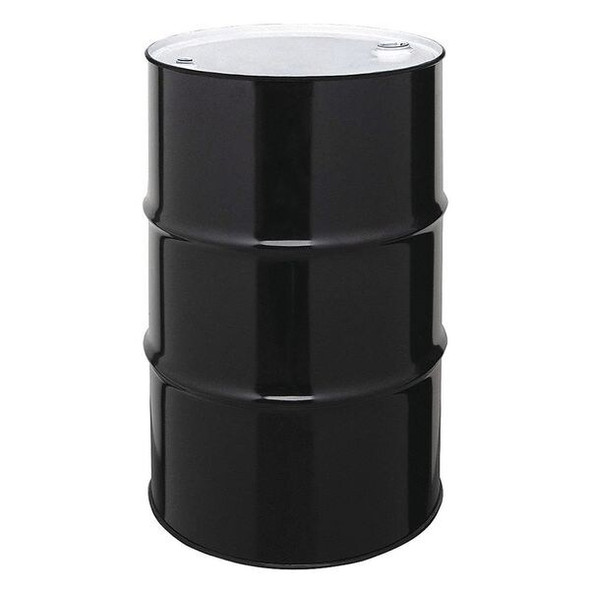 Closed Head Transport Drum, Steel, 55 gal, Unlined, Black