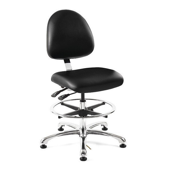 Bevco Ergonomic ESD Task Chair,Vinyl,Black 9551M-E-BKV Bevco Ergonomic ESD Task Chair,Vinyl,Black 9551M-E-BKV