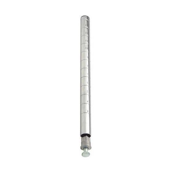 Quantum Storage Systems Wire Shlf Pst,63 inx1 in,Splt Slv,PK2 P63S-2