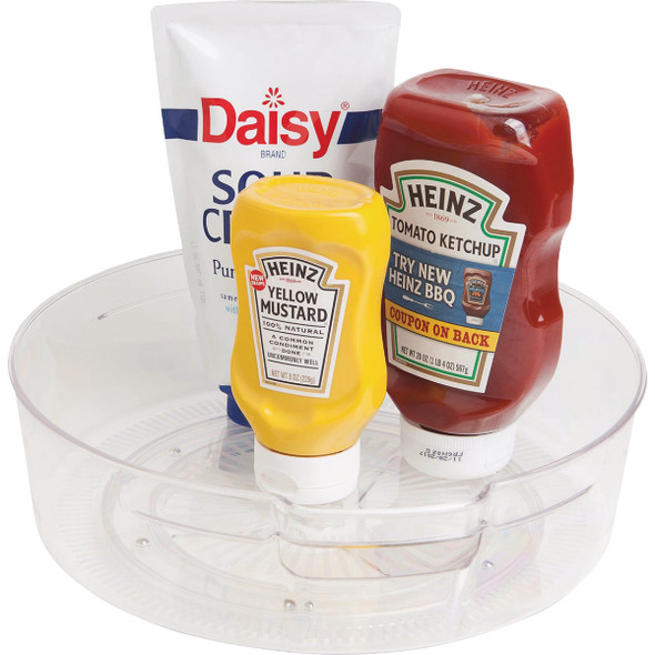 Dial Industries Clear-ly Organized 11.5 In. Dia. Clear Plastic Turntable B665FN