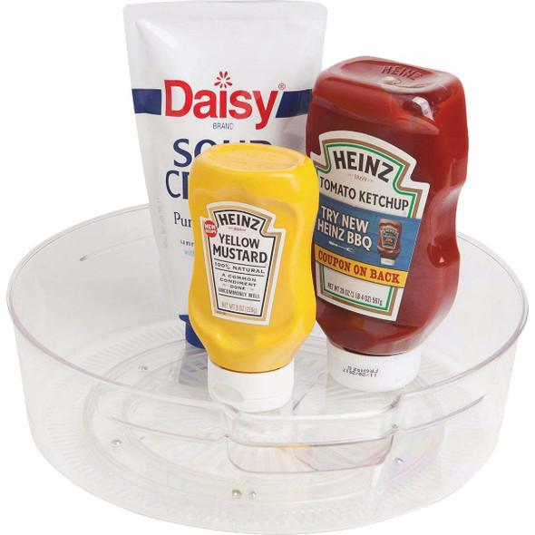 Dial Industries Clear-ly Organized 11.5 In. Dia. Clear Plastic Turntable B665FN
