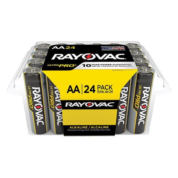 Rayovac® Ultra Pro™ AA Alkaline Batteries, Contractor Pack, 24/Pkg