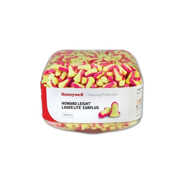 Earplug Dispenser Refills, Canister, Magenta/Yellow, Laser Lite