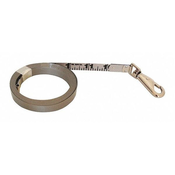Us Tape 50 ft Oil Gauging Tape Measures, 1/2 in Blade 58919