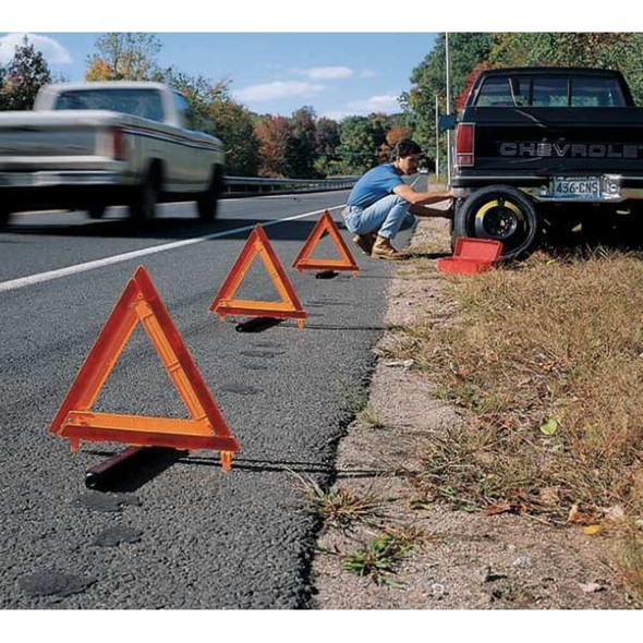 Brady Emergency Warning Triangle Kit,PK3 57892