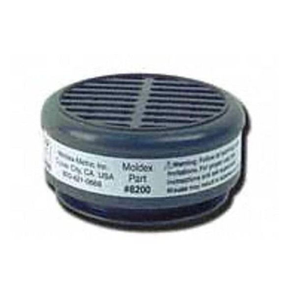 Moldex Cartridge, 8000, White, Snap-In Gasket, Moldex 8000 Series 8200