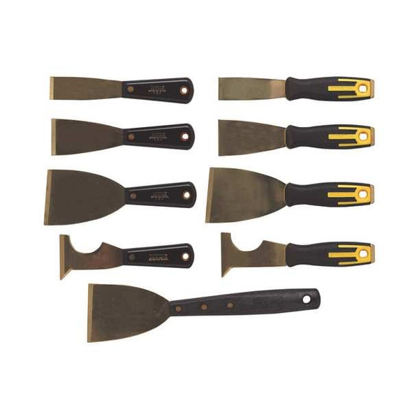 Hyde Putty Knife,Stiff,1-1/4",Brass 02080