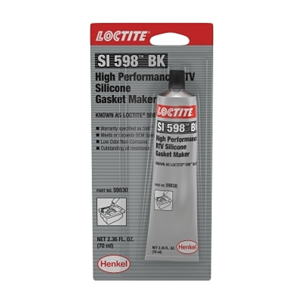 598™ Black High Performance RTV Silicone Gasket Maker, 70 mL Tube