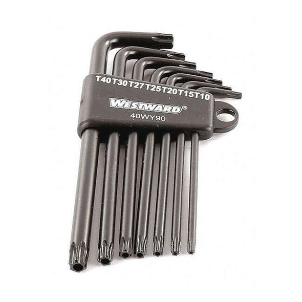 Westward 7 Piece Torx? L-Shape Torx? Key Set, 40WY90 40WY90