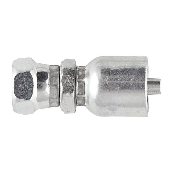 Parker Crimp Fitting,3/8" I.D.,3/8",F,BSPP 1FU43-6-6