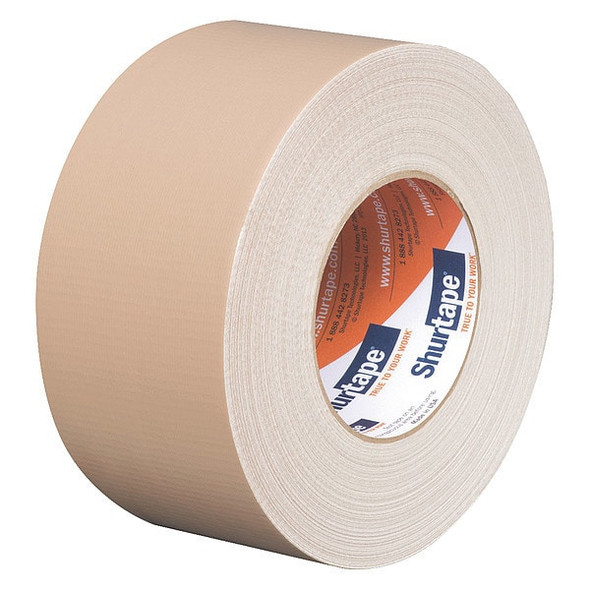 Shurtape Duct Tape, Tan, 60-1/8 yd L, 2-7/8 in W 105478