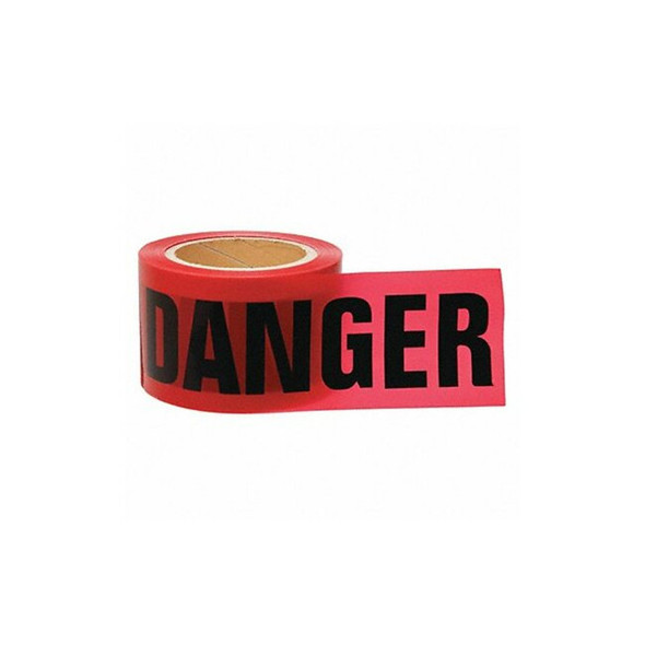 Manufacturer Varies Barricade Tape, Red, 200 ft L, 3 in 15Y412 Manufacturer Varies Barricade Tape, Red, 200 ft L, 3 in 15Y412