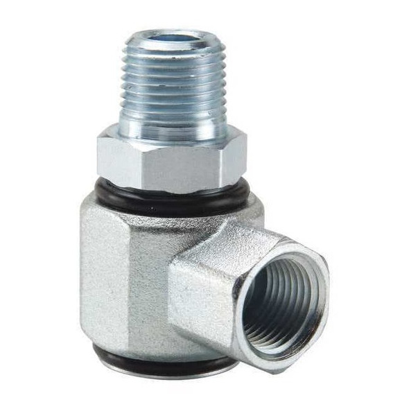 Parker Hydraulic Swivel Fitting,90 deg. Elbow S2102-6-6