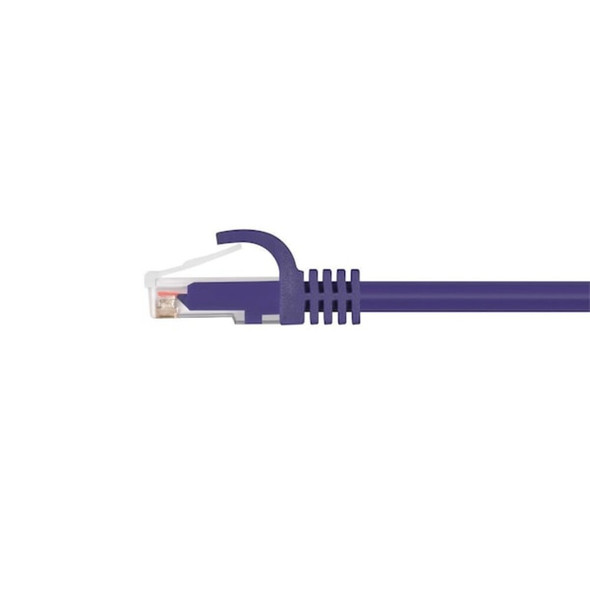 Monoprice Patch Cord,Cat 6,Flexboot,Purple,1.0 ft. 9848