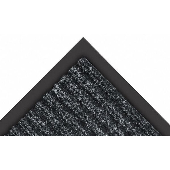 Entrance Mat, Polypropylene, 3-8 in Thick, Charcoal, 3 ft W x 10 ft L  117S0310CH