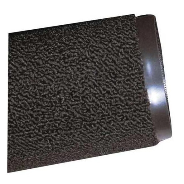 Entrance Mat, Polypropylene, 3/8 in Thick, Black, 3 ft W x 4 ft L