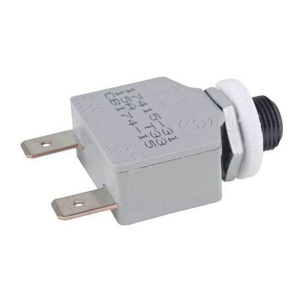 Eaton Bussmann Panel Mount Circuit Breaker, 15 A, 32V DC CB174-15