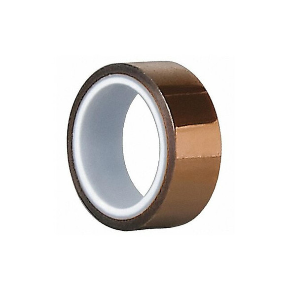 Tapecase Film Tape,1 in x 5 yd,Amber,3.5 mil 15C608
