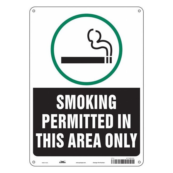 Condor Safety Sign, 14 in H, 10" W,  Vertical Rectangle, English, 474N04 474N04