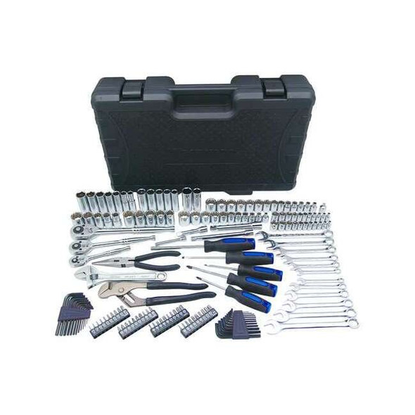 170 pc Master Tool Set, Metric/SAE, Includes Driver, Bits Pliers, Wrenches