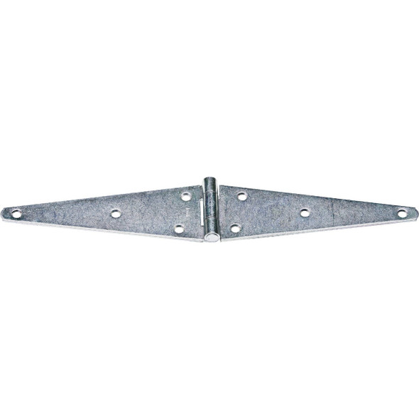 National Hardware 3.68 In. x 10 In. Zinc Heavy-Duty Strap Hinge N127-878