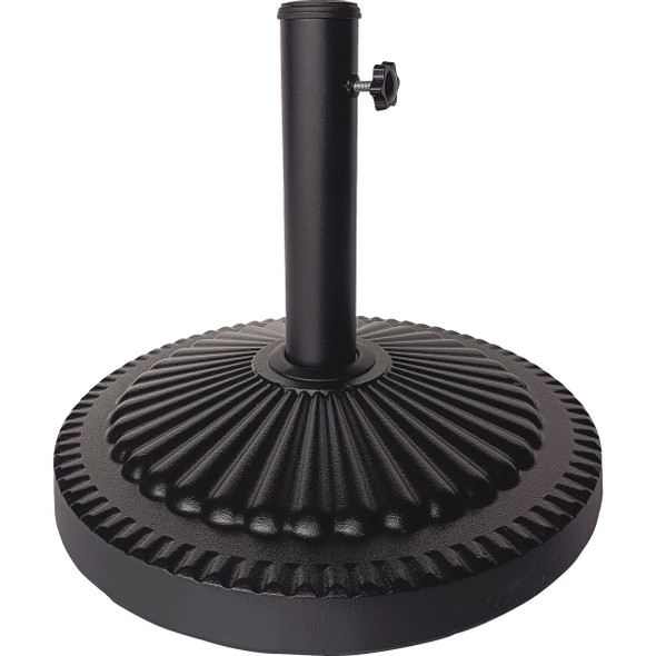 Outdoor Expressions 18 In. Round Brown Concrete Umbrella Base SL-USC-51-BN 878436