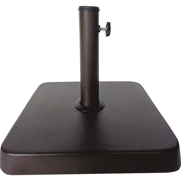 Outdoor Expressions 13.5 In. Square Brown Concrete Umbrella Base SL-USC-69-BN