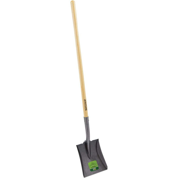 Best Garden 44 In. Wood Handle Square Point Shovel 710537