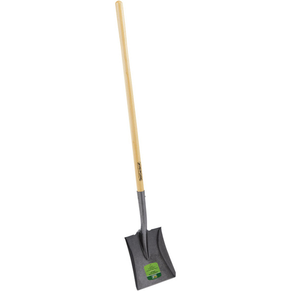 Best Garden 44 In. Wood Handle Square Point Shovel 710537