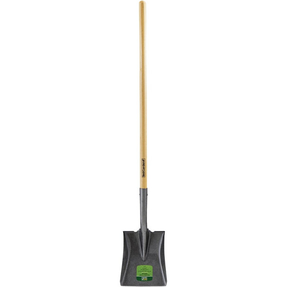 Best Garden 44 In. Wood Handle Square Point Shovel 710537 710537