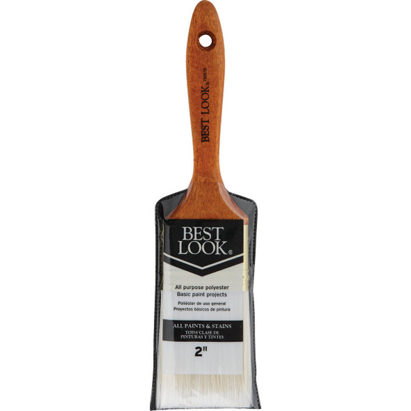 Best Look General Purpose 2 In. Flat Polyester Paint Brush Best Look General Purpose 2 In. Flat Polyester Paint Brush