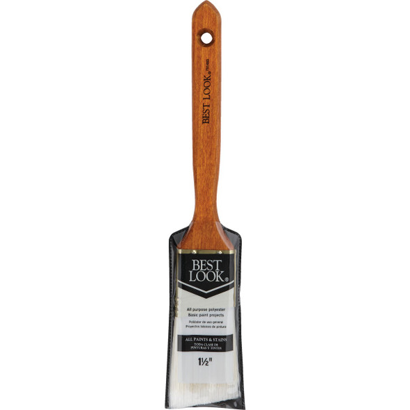Best Look General Purpose 1.5 In. Angle Polyester Paint Brush 791493 791493
