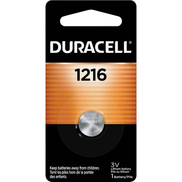 Duracell 1216 Lithium Coin Cell Battery 43287