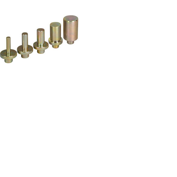 5 Pc. 12-50 Ton Zinc Plated Press Punch Kit 57PPK5