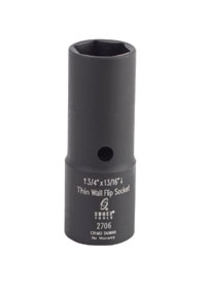 1/2" Drive 3/4" x 13/16" Thin Wall Flip Socket 2706 1/2" Drive 3/4" x 13/16" Thin Wall Flip Socket 2706
