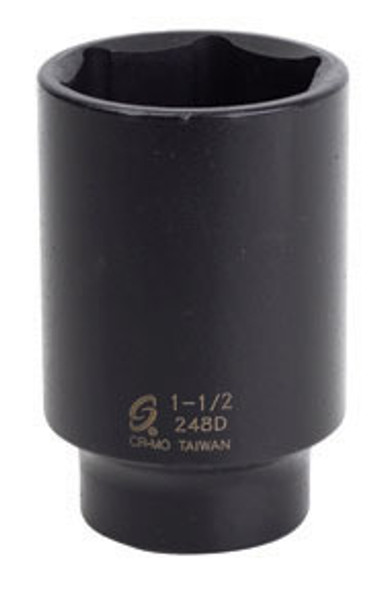1/2" Drive, Deep Impact Socket, 1-1/2" 248D
