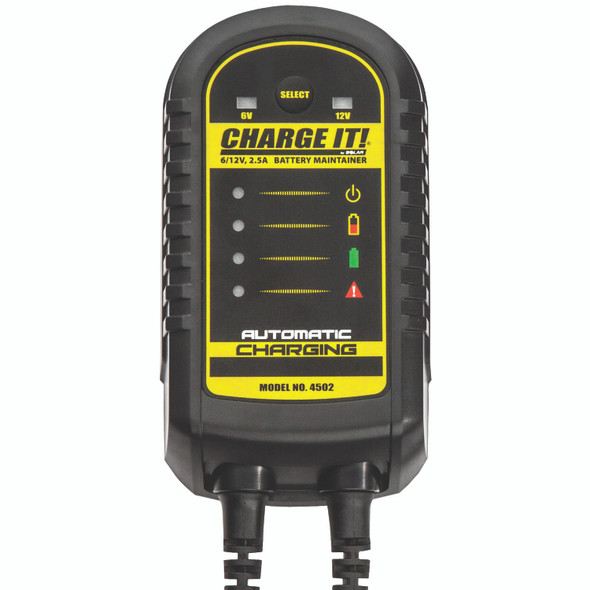 CHARGE IT! 6/12 Volt 2.5A Smart Charger 4502