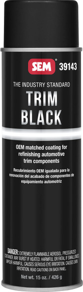 Trim Black, 15 oz. Aerosol Can 39143 Trim Black, 15 oz. Aerosol Can 39143