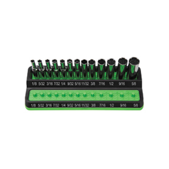 1/4" Peg Socket Holder, sae, green PSH25S-GRN 1/4" Peg Socket Holder, sae, green PSH25S-GRN