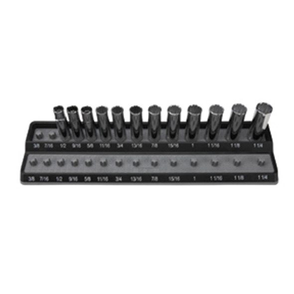 1/2" Peg Socket Holder, sae, gray PSH50S-GRY