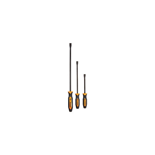 3 Pc. Dominator Curved Pry Bar Set, Orange 14071OR