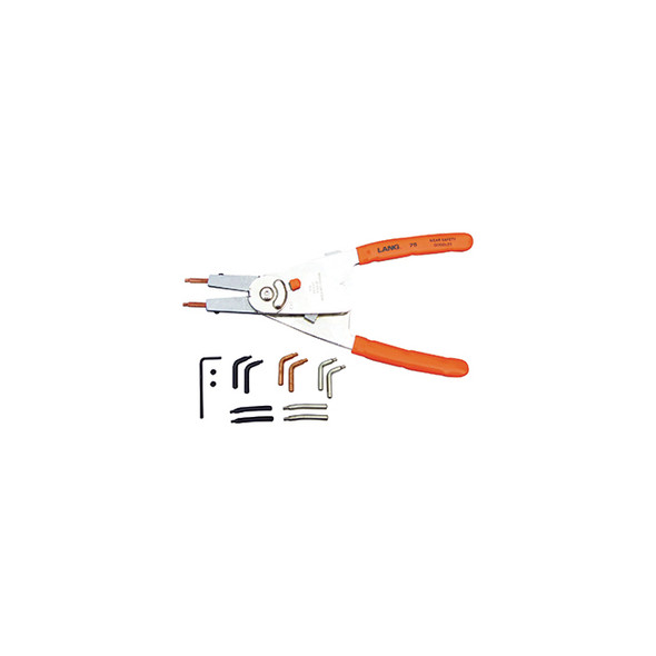 Retaining Ring Pliers  with ­Automatic Ratchet  Lock and Tip Kit 75