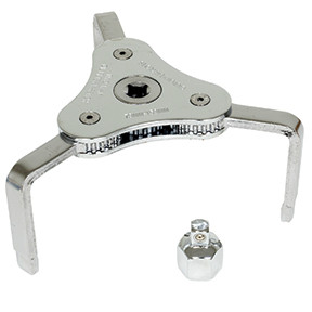 73-153mm Heavy Duty 3 Jaw Wrench w/ Adapter 63890