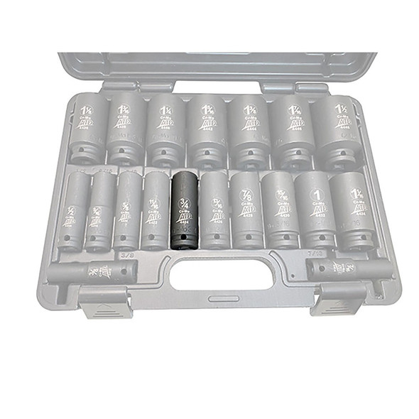 1/2" Drive 6-Point Deep Fractional Impact Socket - 3/4" 4424