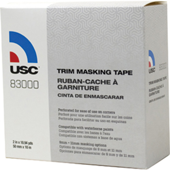 Trim Masking Tape, 10mm x 50m Roll 83000
