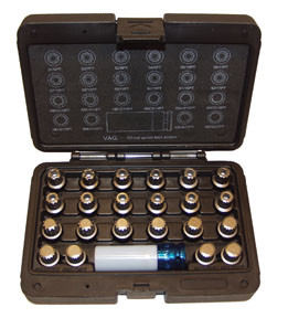23 Pc. VW/Audi Wheel Lock Key Kit LT4150