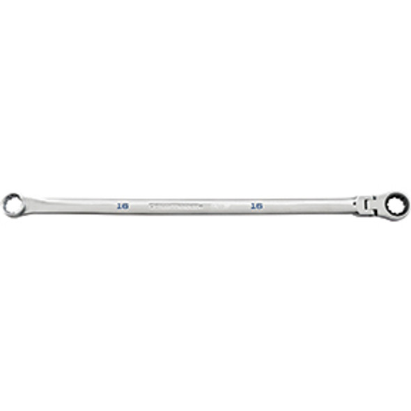16mm 120XP Universal Spline XL GearBox Flex Head Ratcheting Wrench 86116