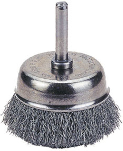 Power Brushes: Wire Cup, Crimp, 2-1/2" 1423-2107