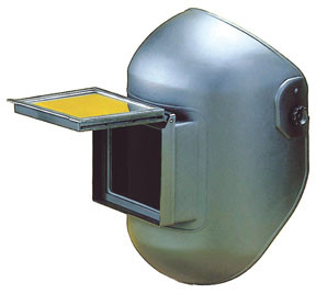 4-1/2" x 5-1/4" Lift/Fixed Front Combo Helmet- Black 1441-0004